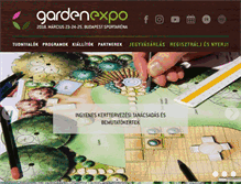 Tablet Screenshot of gardenexpo.hu